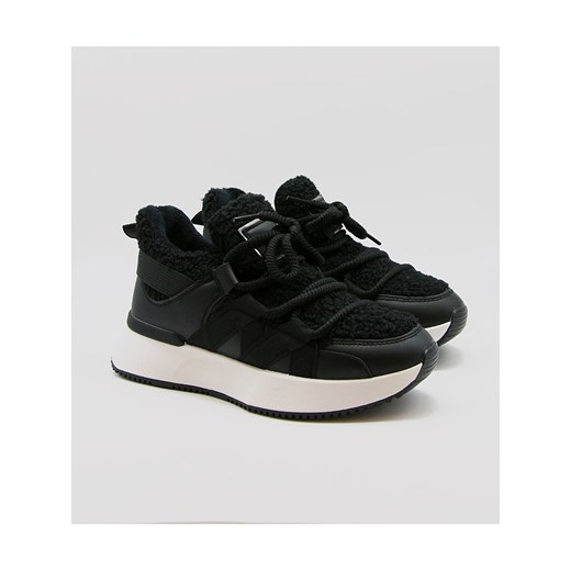 Belucci Sneakersy w kolorze czarnym ze sklepu Limango Polska w kategorii Buty sportowe damskie - zdjęcie 175502446