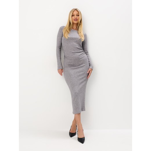 Mohito - Szara sukienka midi - szary Mohito XXS Mohito