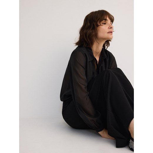 Reserved - Dzianinowa spódnica maxi - czarny Reserved XS Reserved