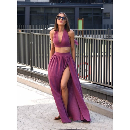 Komplet muślinowy Ross śliwka M forseti.net.pl