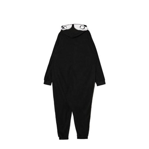 Cropp - Jednoczęściowa piżama onesie z kościotrupem - czarny Cropp Uniwersalny Cropp