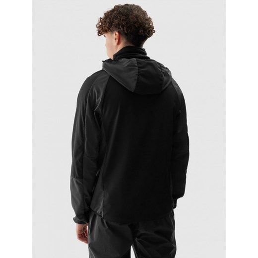 Męska kurtka trekkingowa Primaloft Active 4F 4FWAW24TTJAM518 - czarna ze sklepu Sportstylestory.com w kategorii Kurtki męskie - zdjęcie 175507856
