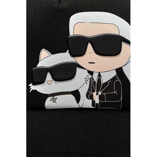 Karl Lagerfeld Bejsbolówka IKONIK Karl Lagerfeld OS wyprzedaż Gomez Fashion Store