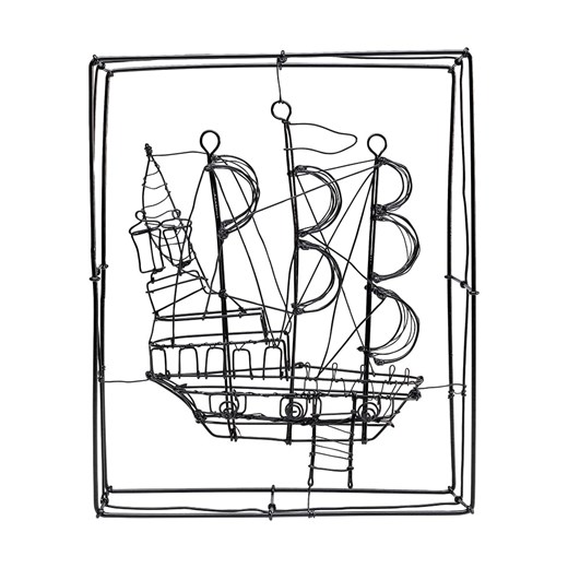 Kare Figurka dekoracyjna &quot;Sail Boat&quot; w kolorze czarnym - 23 x 28 x 8 cm ze sklepu Limango Polska w kategorii Dekoracje - zdjęcie 175510526