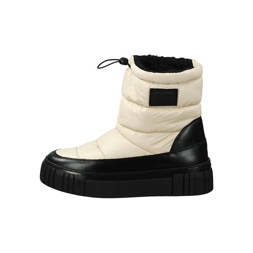 GANT Footwear Skórzane kozaki zimowe &quot;Snowmont&quot; w kolorze czarno-białym ze sklepu Limango Polska w kategorii Kozaki damskie - zdjęcie 175510907