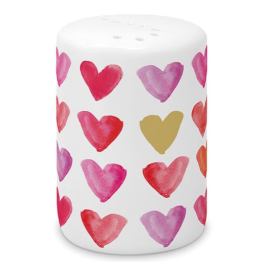 ppd Solniczka &quot;Aquarell Hearts&quot; w kolorze biało-jasnoróżowym - 350 ml ze sklepu Limango Polska w kategorii Młynki do soli i pieprzu - zdjęcie 175511067