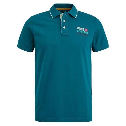 PME Legend Koszulka polo w kolorze niebieskim ze sklepu Limango Polska w kategorii T-shirty męskie - zdjęcie 175511078