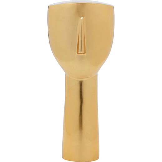 Kare Figurka dekoracyjna &quot;Golden Face&quot; w kolorze złotym - wys. 36 cm ze sklepu Limango Polska w kategorii Dekoracje - zdjęcie 175511176