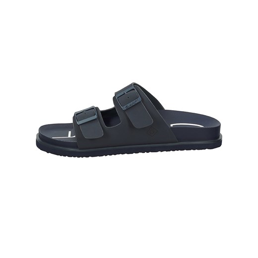 Klapki damskie Gant Footwear na płaskiej podeszwie bez zapięcia 