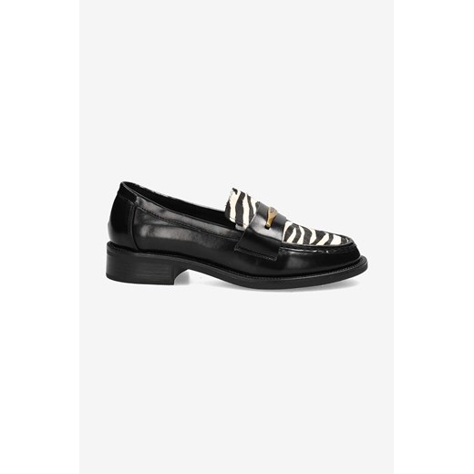 Mexx mokasyny PEARL MAE damskie kolor czarny na płaskim obcasie MITY1200443W-03 ze sklepu ANSWEAR.com w kategorii Mokasyny damskie - zdjęcie 175513329