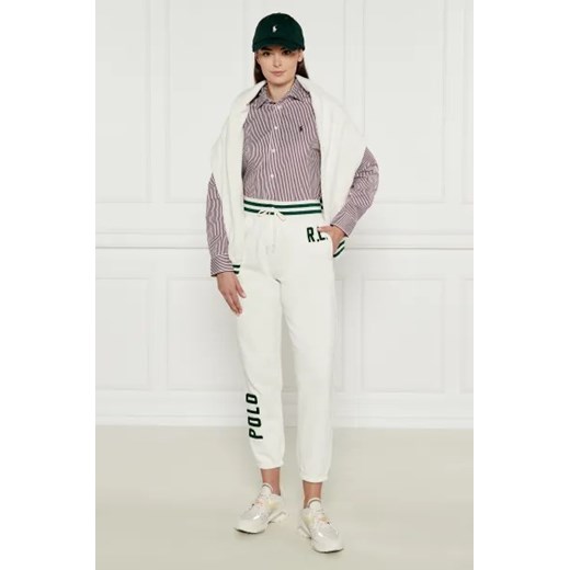 Buty sportowe damskie beżowe Lacoste sneakersy wiązane płaskie