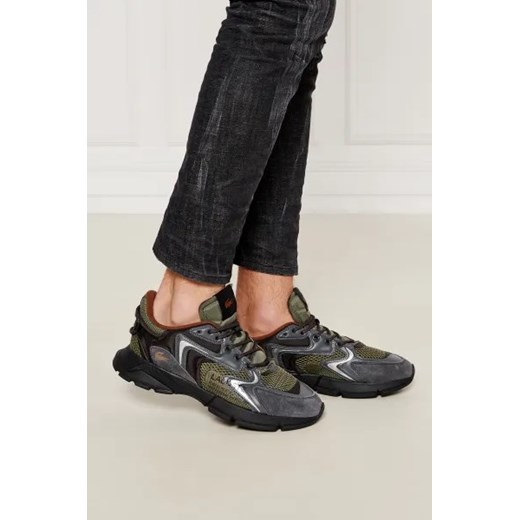Buty sportowe męskie Lacoste wiązane z tkaniny
