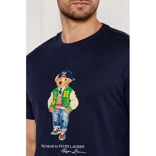 T-shirt męski Polo Ralph Lauren z krótkim rękawem w nadruki