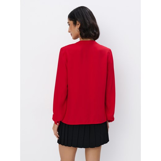 Bluzka damska Mohito w serek z długim rękawem 