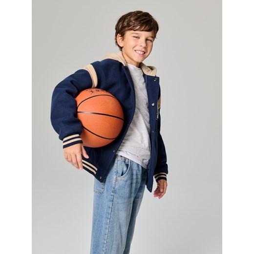 Sinsay - Jeansy jogger - niebieski Sinsay 146 Sinsay