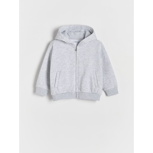 Reserved - Bluza z kapturem - jasnoszary ze sklepu Reserved w kategorii Bluzy dziewczęce - zdjęcie 175515095