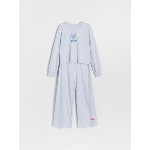 Reserved - Dwuczęściowa piżama Lilo i Stich - jasnoniebieski ze sklepu Reserved w kategorii Piżamy dziecięce - zdjęcie 175515946