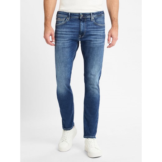Pepe Jeans Jeansy Mężczyźni Bawełna blue stone jednolity ze sklepu vangraaf w kategorii Jeansy męskie - zdjęcie 175516475