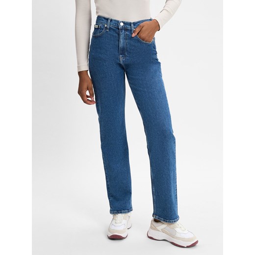 Calvin Klein Jeans Dżinsy Kobiety Bawełna denim jednolity ze sklepu vangraaf w kategorii Jeansy damskie - zdjęcie 175516515