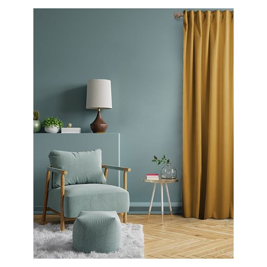 Chic Home Zasłona w kolorze żółtym - 270 x 140 cm ze sklepu Limango Polska w kategorii Zasłony - zdjęcie 175518355