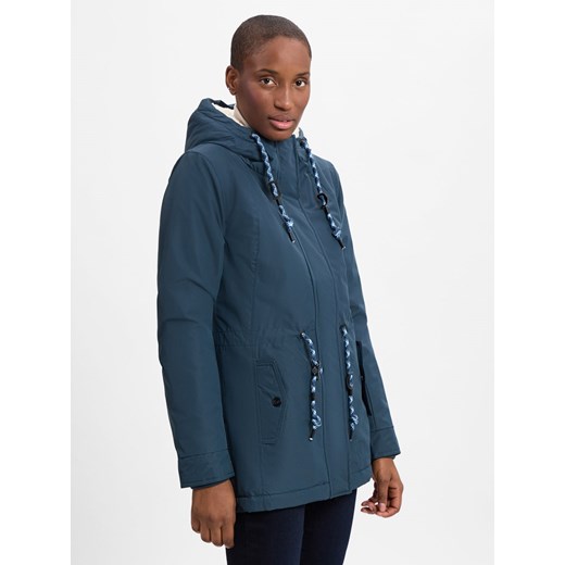Ragwear Kurtka damska - Monadis Warm Kobiety granatowy jednolity ze sklepu vangraaf w kategorii Parki damskie - zdjęcie 175519457