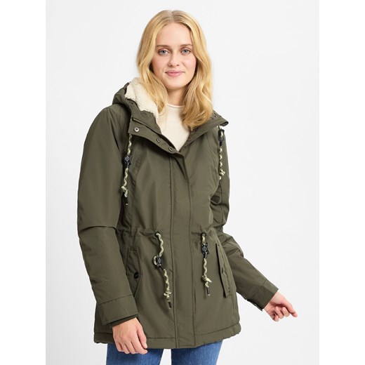 Ragwear Kurtka damska - Monadis Warm Kobiety oliwkowy jednolity ze sklepu vangraaf w kategorii Parki damskie - zdjęcie 175519458