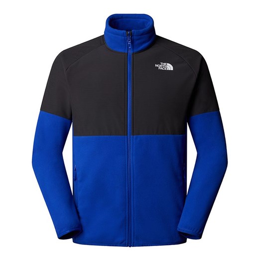 Bluza The North Face 100 Glacier Heavyweight Full-Zip Fleece 0A89JGJL11 - granatowo-czarna ze sklepu streetstyle24.pl w kategorii Bluzy męskie - zdjęcie 175522057