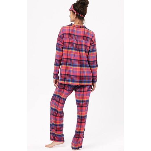 Rozpinana piżama damska LNS 483, Kolor multicolour, Rozmiar XL, Key ze sklepu Intymna w kategorii Piżamy damskie - zdjęcie 175522108