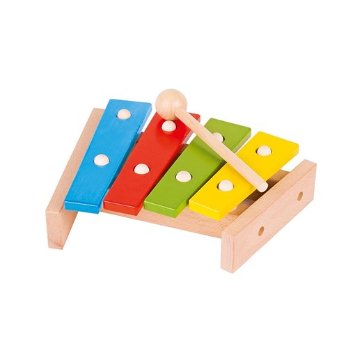 Goki Ksylofon z 4-kolorowymi płytkami dźwiękowymi - 12 m+ ze sklepu Limango Polska w kategorii Zabawki - zdjęcie 175522238
