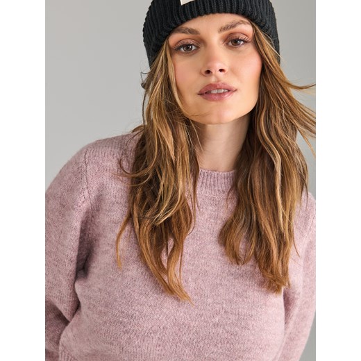 Sweter damski Sinsay z okrągłym dekoltem casualowy 