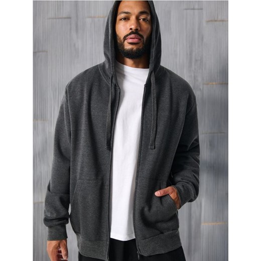 Sinsay - Bluza z kapturem - szary ze sklepu Sinsay w kategorii Bluzy męskie - zdjęcie 175524199