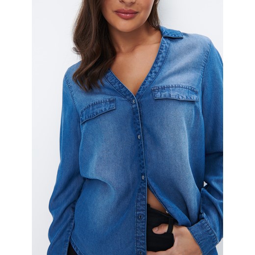 Mohito - Jeansowa koszula - niebieski Mohito 34 Mohito