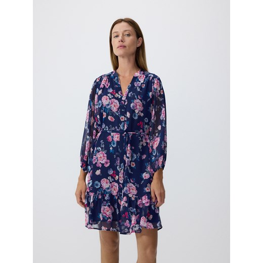 Reserved - Sukienka mini - granatowy ze sklepu Reserved w kategorii Sukienki - zdjęcie 175526825