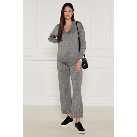 Buty sportowe damskie czarne Furla sneakersy na platformie