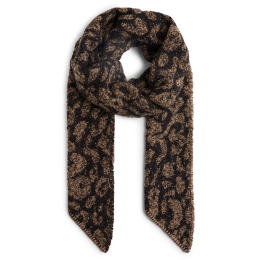 Pieces Szalik damski - PCPyron Long Kobiety czarny wzorzysty ze sklepu vangraaf w kategorii Szaliki i chusty damskie - zdjęcie 175530096