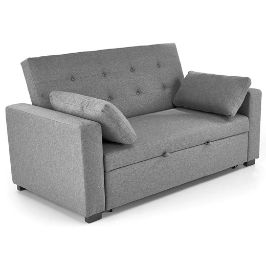 Popielata wypoczynkowa sofa rozkładana - Naria ze sklepu Edinos.pl w kategorii Sofy i kanapy - zdjęcie 175530409