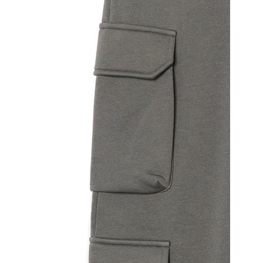 Cropp - Szare dresowe joggery z kieszeniami cargo - szary Cropp XXL Cropp