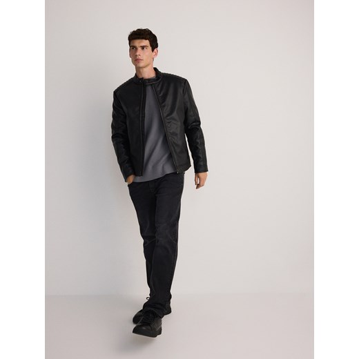 Reserved - Gładki sweter z bawełną - ciemnoszary Reserved M Reserved