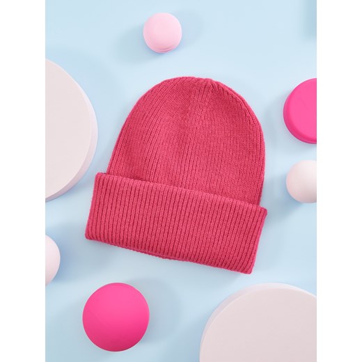 Sinsay - Czapka basic - różowy Sinsay One Size Sinsay