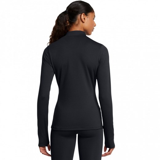 Damski longsleeve treningowy Under Armour Vanish Cw 1/2 Zip - czarny ze sklepu Sportstylestory.com w kategorii Bluzki damskie - zdjęcie 175535117
