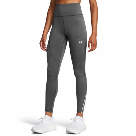 Damskie legginsy treningowe Under Armour UA Vanish Cold Weather Leggings - szare ze sklepu Sportstylestory.com w kategorii Spodnie damskie - zdjęcie 175535135