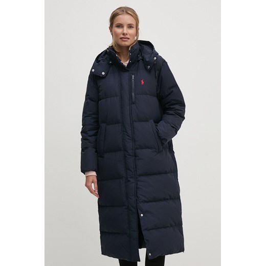 Polo Ralph Lauren kurtka puchowa damska kolor granatowy zimowa 211941005 Polo Ralph Lauren XS PRM