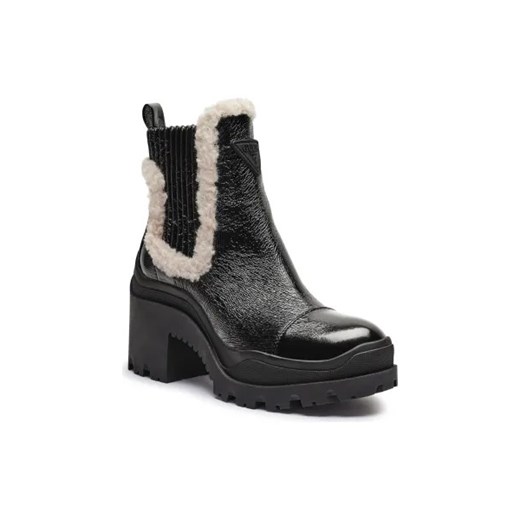 Guess Botki na słupku YVETTE2 Shearling ze sklepu Gomez Fashion Store w kategorii Botki - zdjęcie 175538405