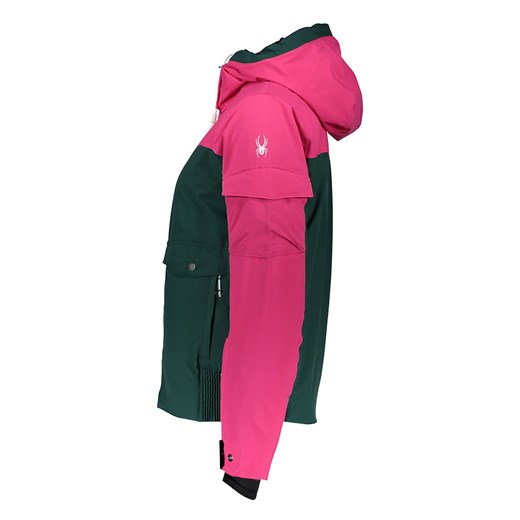 SPYDER Kurtka narciarska &quot;Optimist&quot; w kolorze zielono-różowym 40 okazja Limango Polska