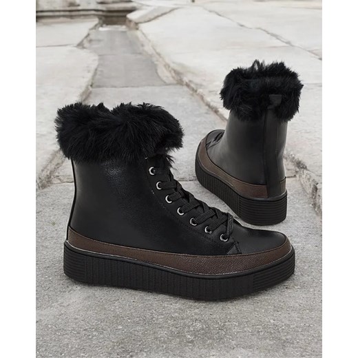 Royalfashion Damskie wysokie botki Rogeri Royalfashion.pl 36 okazyjna cena royalfashion.pl