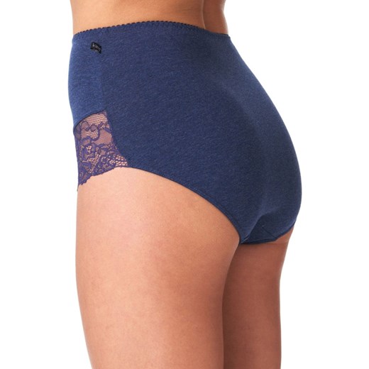 2-pack figi damskie z wysokim stanem LPF 248, Kolor fuksja-granat, Rozmiar S, Key 3XL Primodo