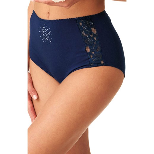 2-pack wysokie majtki w gwiazdy LPF 911, Kolor granatowy-wzór, Rozmiar S, Key ze sklepu Primodo w kategorii Majtki damskie - zdjęcie 175545988