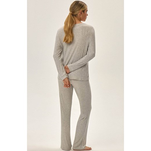 Esotiq piżama damska Pf Jenius 42192-09X, Kolor jasnoszary, Rozmiar L, Esotiq ze sklepu Intymna w kategorii Piżamy damskie - zdjęcie 175546297