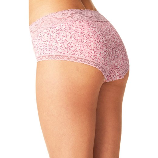 2-pack majtki damskie z koronką LPC 640, Kolor grafitowo-różowy, Rozmiar S, Key Key XL Intymna
