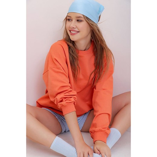Trend Alacati Bluza w kolorze pomarańczowym Trend Alacati XL Limango Polska okazyjna cena